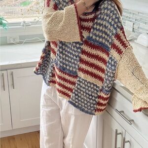 Free People Coastal Granddaughter Knit Sweater